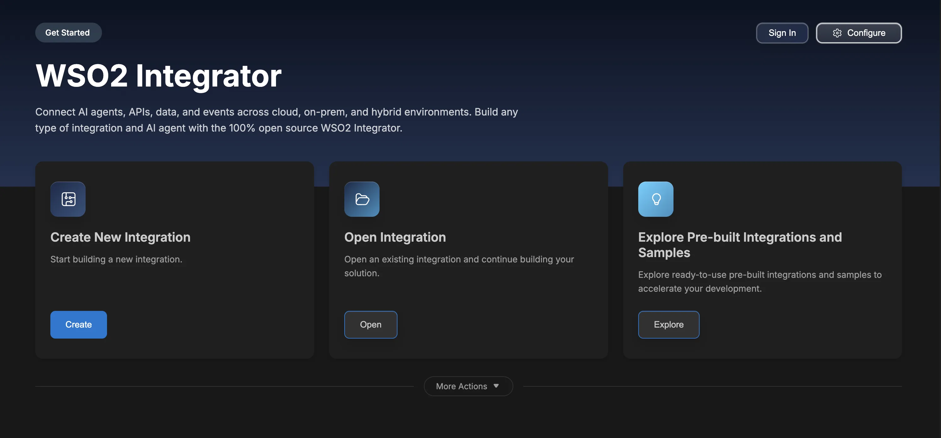 WSO2 Integrator screenshot